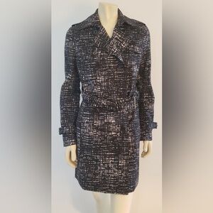 Kenneth Cole black & white coat